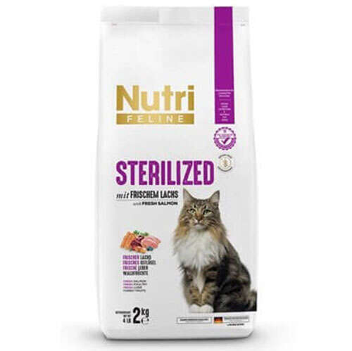 Nutri Feline Sterilised Somonlu Tahılsız Kısırlaştırılmış Kedi Maması 2 Kg