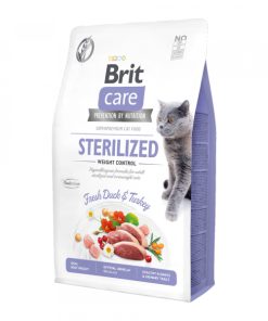 Brit Care Sterilised Ördek ve Hindi Tahılsız Kısırlaştırılmış Kedi Maması 2 Kg